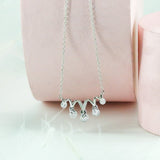 520 Number 925 Sterling Silver Necklace Love Smile Jewelry for Woman as Gift