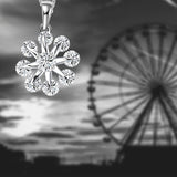 Ferris Wheel 925 Sterling Silver Necklace for Woman Pendant&Chain Fine Jewelry Manufacturer